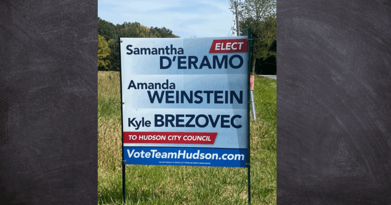 Team Hudson Sign